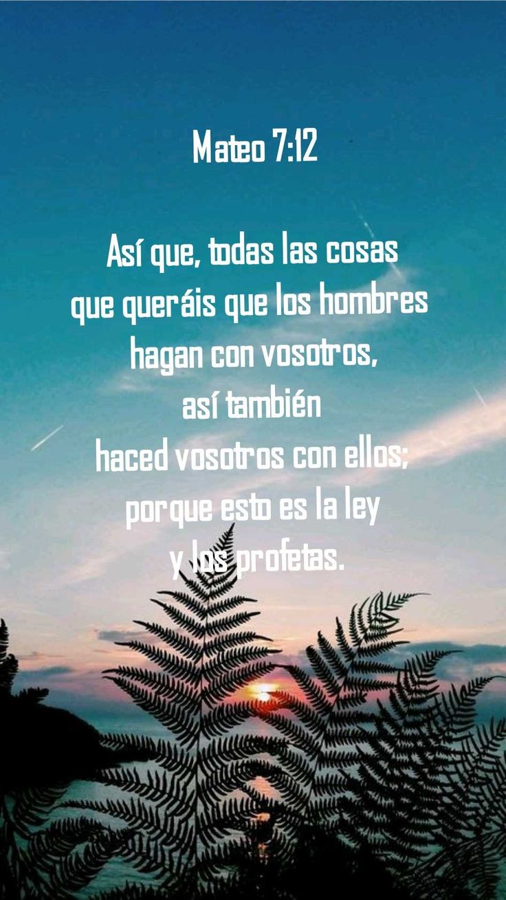 A veces caemos en emociones que nos llevan a tratar a los demás de una manera incorrecta, sin embargo la Biblia nos enseña una regla, la cual no la podemos olvidar, y es que así como quieres que te traten debes tratar, no te dejes arrastrar por las emociones, toma el control de ellas y dirige lo que este principio enseña, aunque sea difícil ten dominio y empatía, verás como cambian las relaciones internacionales. Feliz día 🙏🏼🙏🏼🙏🏼