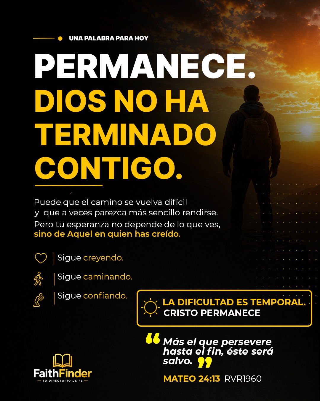 Avanza y no te detengas!